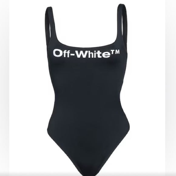 Off-White black one piece swimsuit NWOT